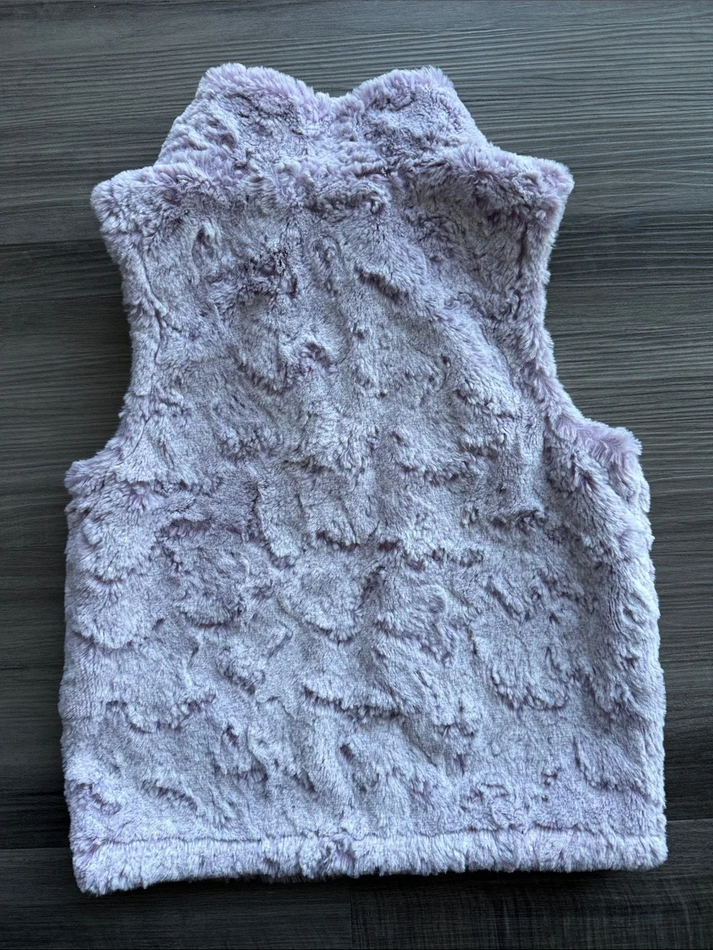 The North Face Lilac Plush Fleece Puffer Vest - Kids